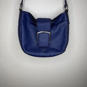 Kate Spade ♠️ NEW YORK HEALY LANE LILITH Cross-body Leather Bag indigo Blue